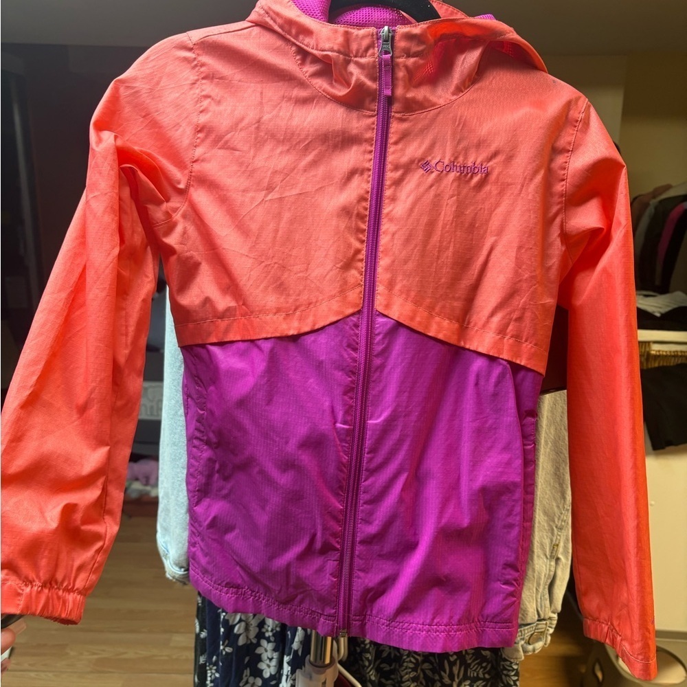Columbia Vibrant Pink and Purple Jacket - Picture 1 of 7